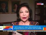NTG: UP class of 1962, nag-donate ng elevator sa UP Bahay ng Alumni