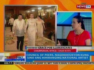 NTG: Council of Peers, nagdedesisyon kung sino ang hihiranging national artist