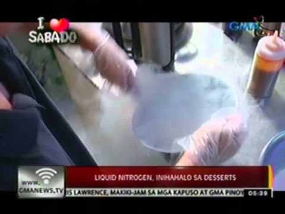 24oras: Liquid nitrogen, inihahalo sa desserts