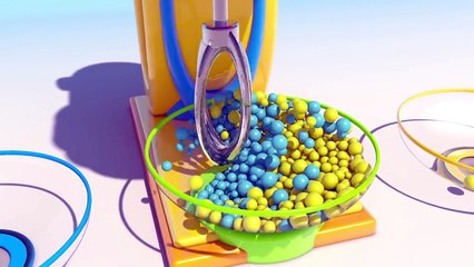 Colors for Children - Mix Colored Candys for Kids and Children  Learn Colors with Toy Mixer