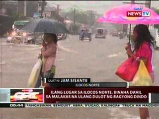 Download Video: QRT: Ilang lugar sa Ilocos Norte, binaha dahil sa malakas na ulang dulot ng bagyong Dindo