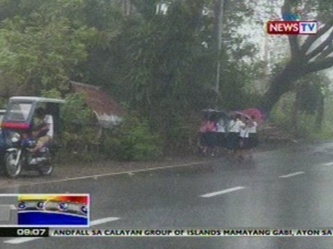 NTG: Ilang lugar sa bansa, nakaranas ng malakas na buhos ng ulan