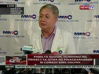 QRT:  Pamilya Quizon, humihingi ng privacy sa gitna ng pinagdaraanan ni Dolphy