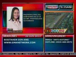 DB: Pagpapautang ng gobyerno ng $1-B sa IMF, pinapabusisi sa kamara