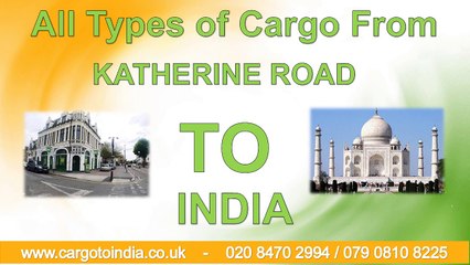 Fast, easy and secure Cargo Services from India from KATHERINE ROAD