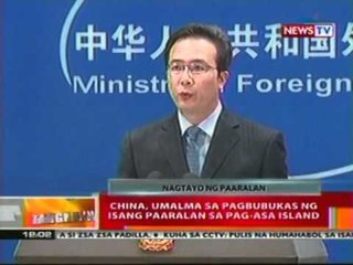 BT: China, umalma sa pagbubukas ng isang paaralan sa Pag-asa island