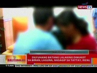 BT: Dayuhang batang lalaking dinukot sa Biñan, Laguna, nasagip sa Taytay, Rizal