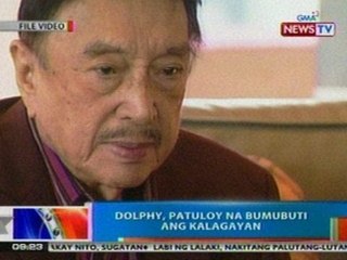 NTG: Dolphy, patuloy na bumubuti ang kalagayan