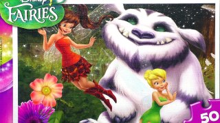 Disney FAIRIES Puzzle Games Rompecabezas de Tinker Bell Kids Learning Toys Play Learn Puzzles