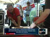 Earthquake drill, isinagawa para ihanda ang mga empleyado sakaling tumama ang malakas na lindol