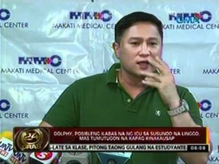 24oras: Dolphy, posibleng ilabas na ng ICU sa susunod na Linggo