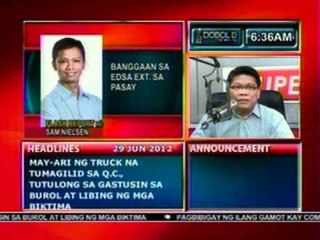 DB: 2 bus ng isang kumpanya, sangkot sa magkahiwalay na aksidente sa EDSA Ext., sa Pasay