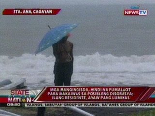 SONA: Mga mangingisda, 'di na pumalaot para makaiwas sa posibleng disgrasya