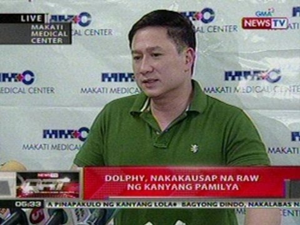 QRT: Dolphy, nakakausap na raw ng kanyang pamilya
