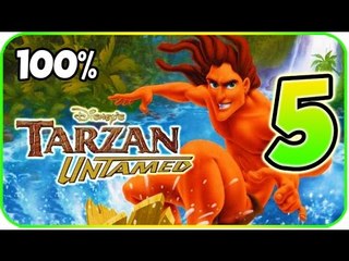 Tarzan Untamed Walkthrough Part 5 - 100% [Tarzan Freeride] (PS2, Gamecube) HD