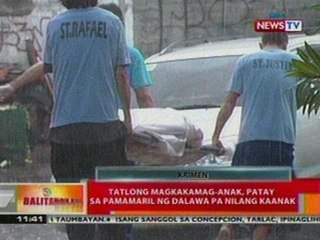 BT: 3 magkakamag-anak sa QC, patay sa pamamaril ng 2 pa nilang kaanak