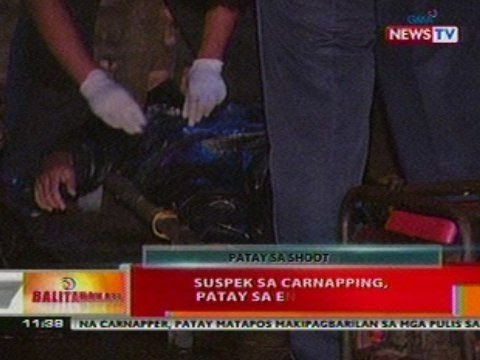 BT: Suspek sa carnapping, patay sa engkwentro sa Cavite