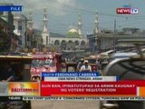 BT: Gun ban, ipinatutupad sa ARMM kaugnay ng voters' registration