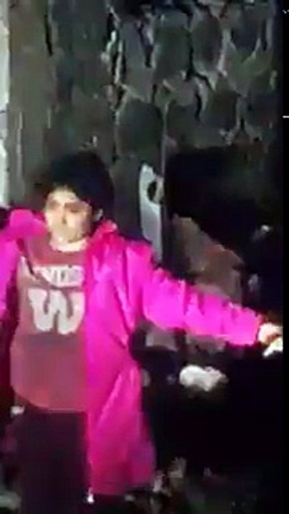 Kurdish girl terrorised by Turkish police