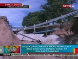 BP: Kalsadang nasira nang manalasa ang bagyong Dindo sa Ilocos Norte, hindi pa napapagawa