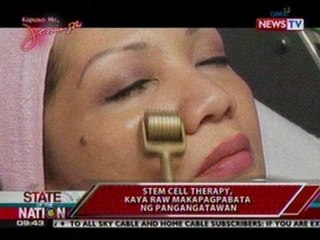 SONA: Stem cell therapy, kaya raw makapagpabata ng pangangatawan