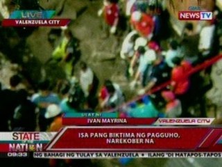 SONA: Isa pang biktima ng pagguho sa Valenzuela, narekober na