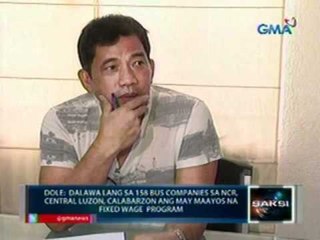 Saksi: Mga bus driver at konduktor, tatanggap na ng fixed o regular na sahod