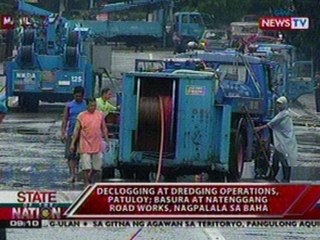 SONA: Declogging at dredging operations, patuloy