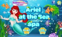 Ariel in an underwater spa! The game is for girls! Child Game! Childrens cartoons!