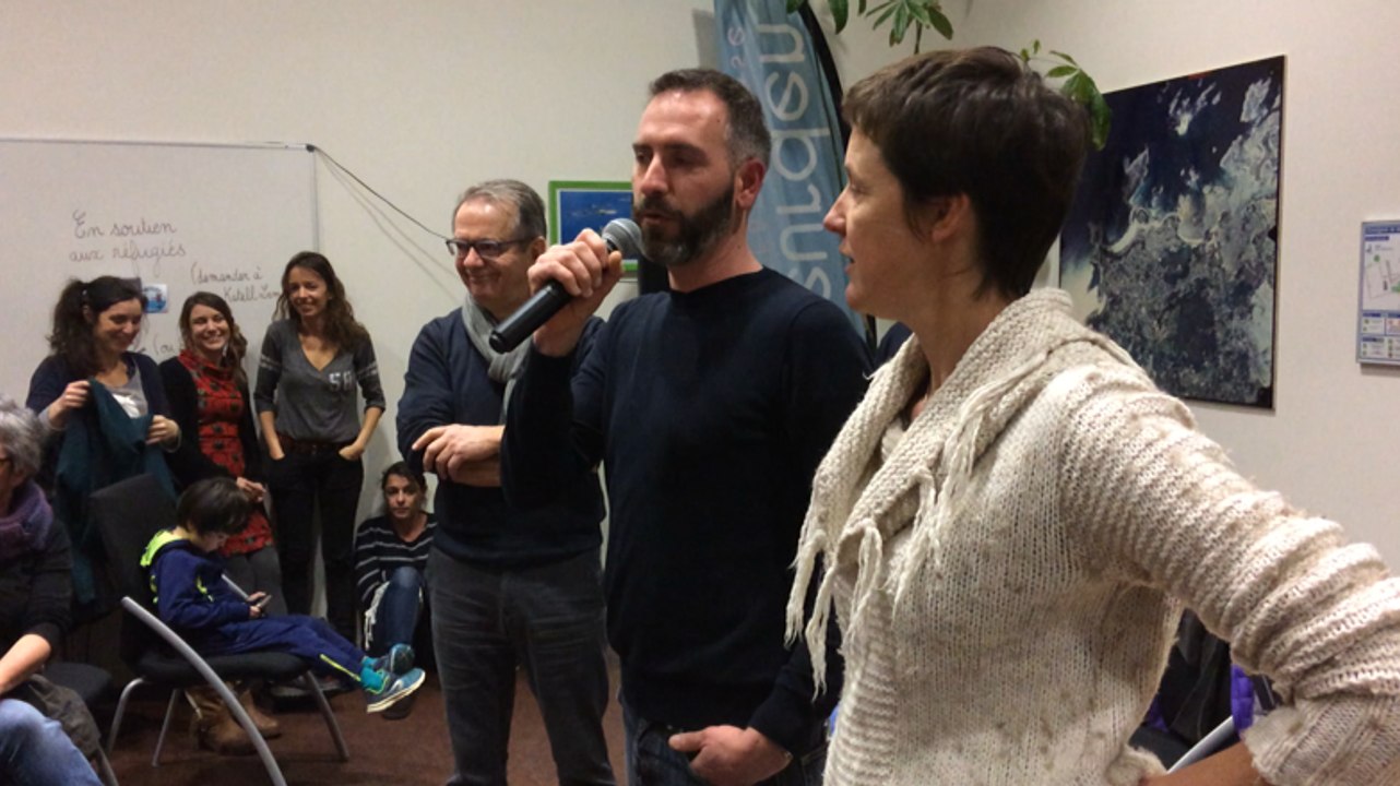 cérémonie de parrainage de 23 réfugiés