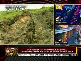 24oras: Mga residente sa 8,000 brgy. sa bansa, dapat daw i-relocate dahil sa banta ng landslide