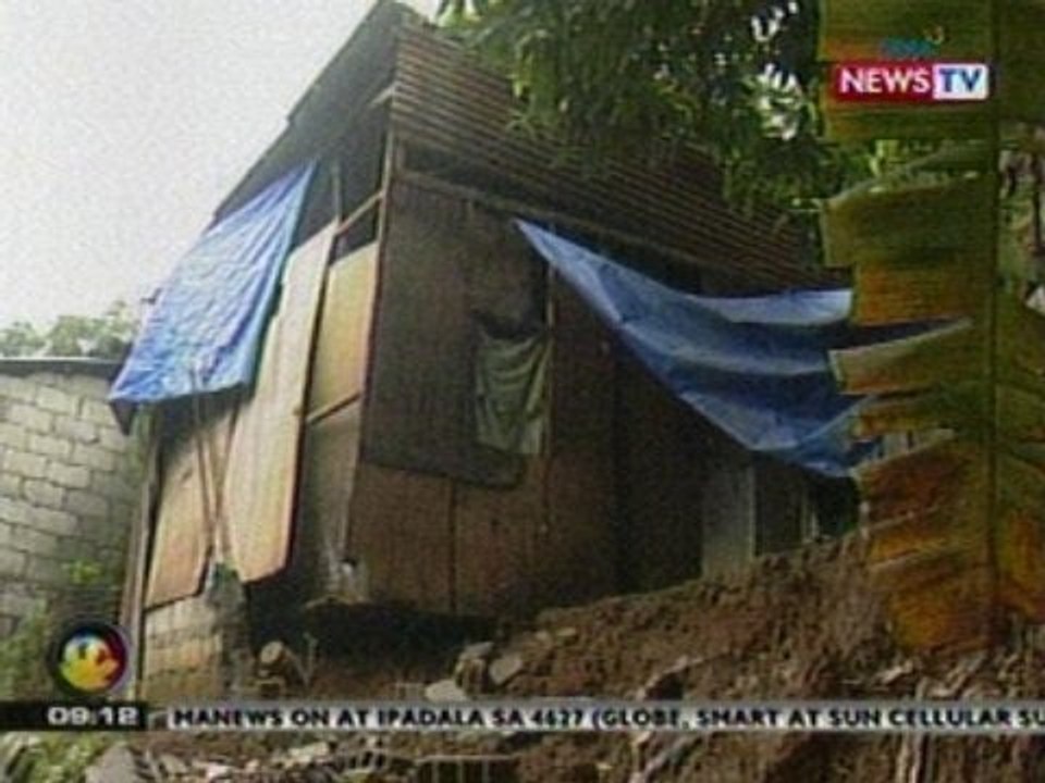 SONA: Pader ng isang bahay gumuho sa kasagsagan ng ulan