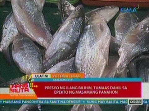 UB: Presyo ng ilang bilihin, tumaas dahil sa epekto ng masamang panahon