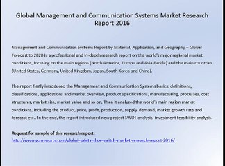 Management and Communication Systems