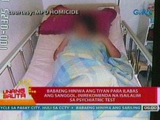 UB: Babaeng hiniwa ang tiyan para ilabas ang sanggol, inirekomenda na isailalim sa Psychiatric test