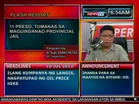 DB: 11 preso, tumakas sa Maguindanao Provincial Jail