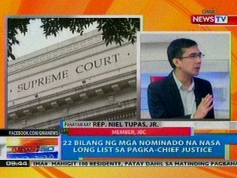 NTG: Panayam ng News to Go kay Rep. Niel Tupas, Jr., Member ng JBC