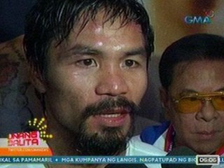UB: Panayam kay Manny Pacquiao pagkatapos ng kanyang laban
