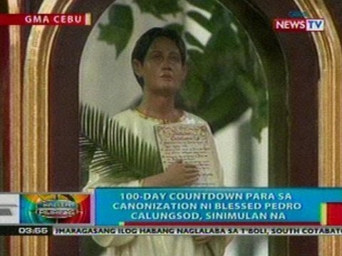 BP: 100-day countdown para sa canonization ni Blessed Pedro Calungsod sa Cebu, sinimulan na