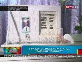BP: 1 patay, 3 sugatan nang tamaan ng kidlat sa Laguna