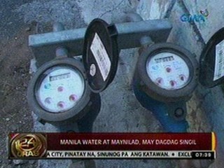 24 Oras: Manila water at Maynilad, may dagdag singil