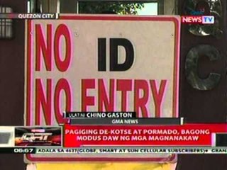 QRT: Ilang gamit na nakaw, nakuha sa sasakyan ng 2 suspek na napatay sa shootout sa QC