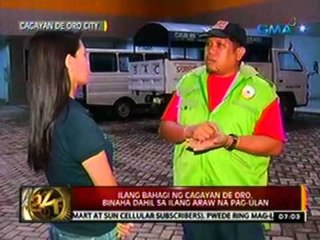 24 Oras: Ilang bahagi ng CDO,   binaha dahil sa ilang araw na   pag-ulan
