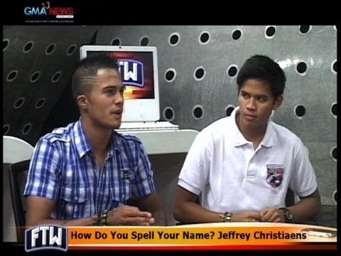 FTW: How Do You Spell Your Name Jeffrey Christiaens