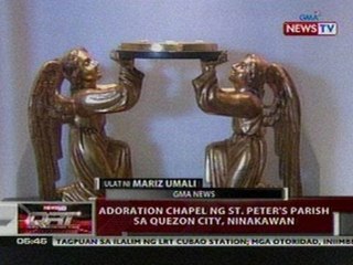 QRT: Adoration chapel ng St. Peter's Parish sa QC, ninakawan