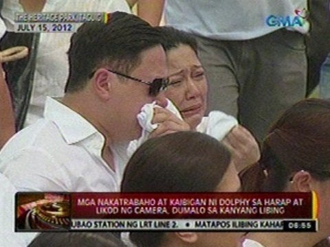 24 Oras: Mga nakatrabaho at kaibigan ni Dolphy sa harap at likod ng camera, dumalo sa kanyang libing