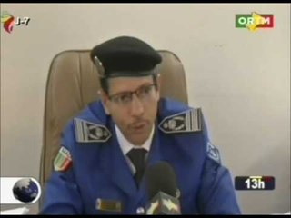 ORTM / Point de presse de Moussa Ag Infahi DG de la police Nationale