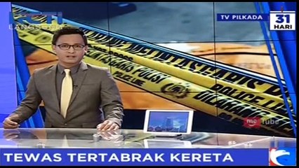 Pengemudi Ojek Tewas Tersambar Lokomotif Kereta Api