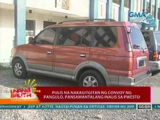 UB: Pulis na nakagitgitan ng convoy ng pangulo, pansamantalang inalis sa pwesto