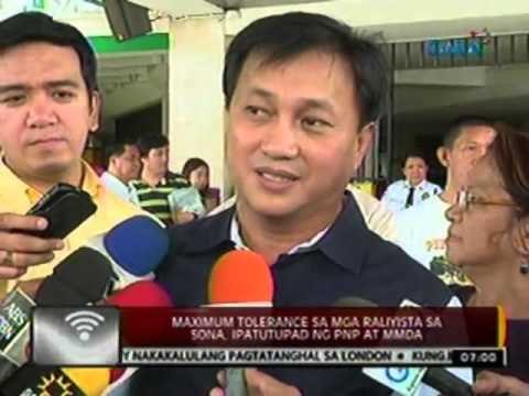 24 Oras: Maximum tolerance sa mga raliyista sa SONA, ipatutupad ng PNP at MMDA